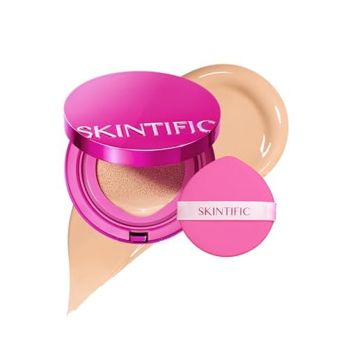 Pink Glow Cushion Foundation #02 Ivory| Medium Coverage, Natural Dewy Glow Finish, Moisturizing for Dry Skin, Lightweight, Long-Lasting & Oxidation-Resistant