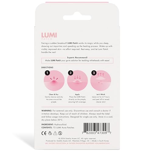 for Acne - 72 Hydrocolloid Heart-Shaped Pimple Patches | Dermatologist Approved, for Teens & Adults
