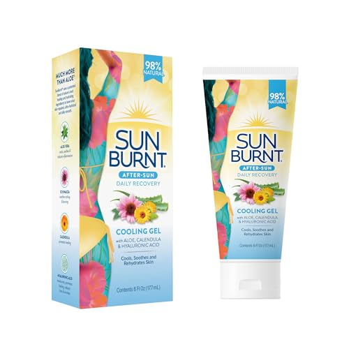 Sunburnt EMCW9 Ultra Hydrating Aloe Vera Gel 6 Ounce,Clear,SUNB21006 (Pack of 2)