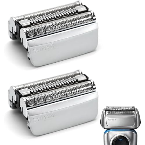 83M Replacement Head Compatible With Braun Series 8, 83M Wet and Dry Replacement Foil and Cutter for Braun Electric Shaver S8, 8370cc, 8340s, 8350s, 8467