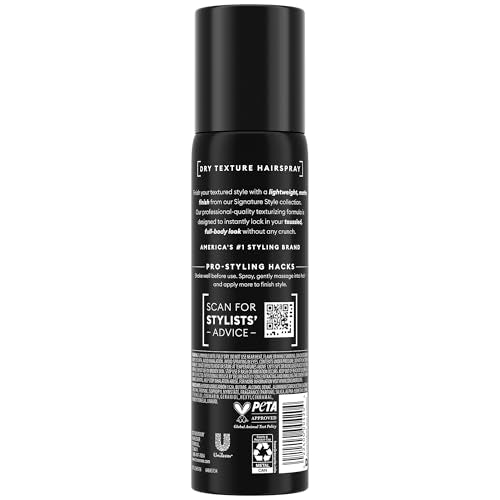 TRESemm? Dry Texture Finishing Spray 6-Pack ? Matte Finish, Texturizing & Volumizing, 24H Humidity & Frizz Control, 5 Oz Ea