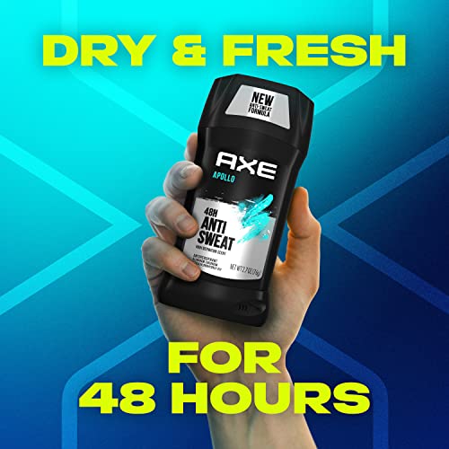 AXE Body Wash Apollo 4 Count for Long Lasting Freshness Sage & Cedarwood Men's Body Wash & Apollo Antiperspirant Deodorant Stick For Men Sage & Cedarwood 48 Hr