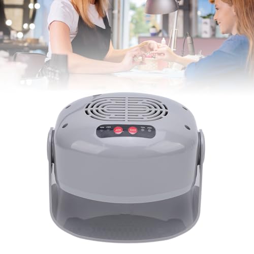 Air Nail Dryer, 300W 600W 2 Adjustable Gears Rotatable Hot and Cold Nail Drying Fan with Auto Sensor, Quick Dry Nail Fan Dryer for Fingernail Toenail, Regular Nail Polish Home