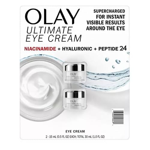 Olay Ultimate Niacinamide + Hyaluronic + Peptide Eye Cream (0.5 fl. oz., 2 pk.)