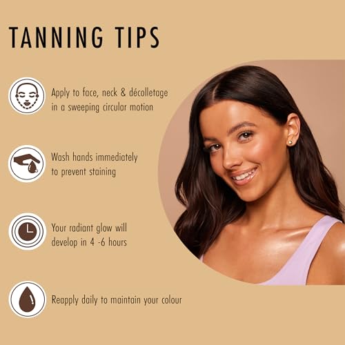 St Moriz Professional Daily Face Tanning Moisturiser with Aloe Vera & Vitamin E, Gradual Vegan Fake Tan, Medium (75ml)