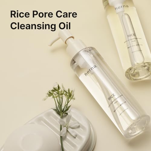 Rice Pore Care PHA Blackhead Remover Cleansing Oil - Makeup & Blackhead Remover, Pore Care with PHA & 10 Seed Oils, Lightweight Pore Cleanser, for Normal & Oily Skin 5.07fl.oz(150ml)