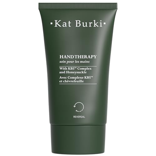 KAT BURKI Hand Therapy Moistuizing Cream with KB5 Complex, Safflower & Sunflower Oils, Hydrates, Soothes & Protects Dry Hands, 4.4 Fl Oz