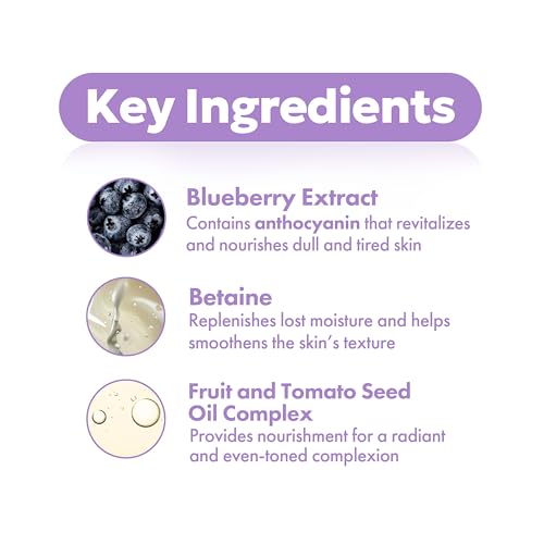 FRUDIA Blueberry Hydrating Face Toner (6.59 fl oz) - Moisturizing Korean Face Toner w/ 88% Blueberry Extract, Vegan Panthenol for Dry Skin | Vegan and Cruelty Free
