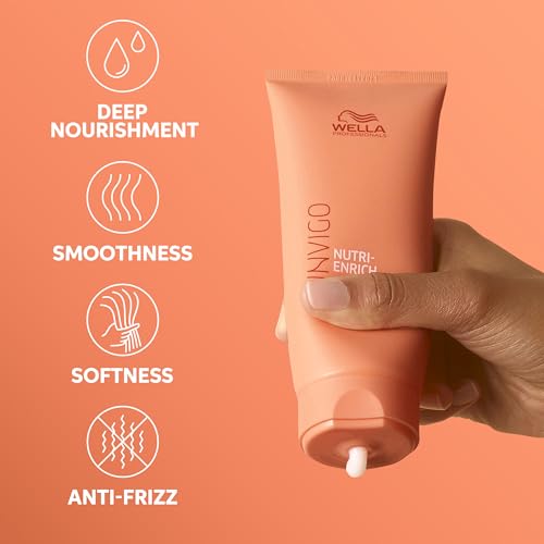 Wella Professionals Invigo Nutri-Enrich Deep Nourishing Conditioner | For Dry or Stressed Hair | Formulated with Goji Berry