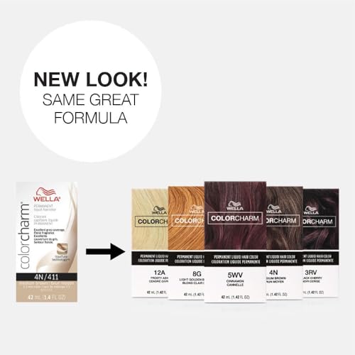 WELLA Color Charm Permanent Liquid Hair Color for Gray Coverage, Warm