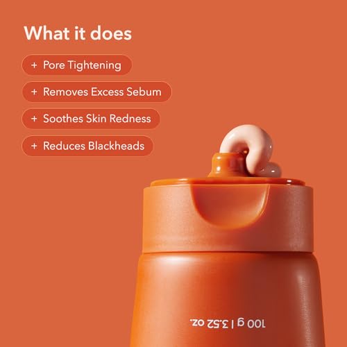 APRILSKIN Carrotene IPMP 3-Min Quick Dry Pore Caring Clay Mask | Kaolin & Zinc PCA | Reduces Pores & Sebum | Cooling Effect | Vegan | Gentle Exfoliation | Korean Skin Care | 100g 3.52 oz.