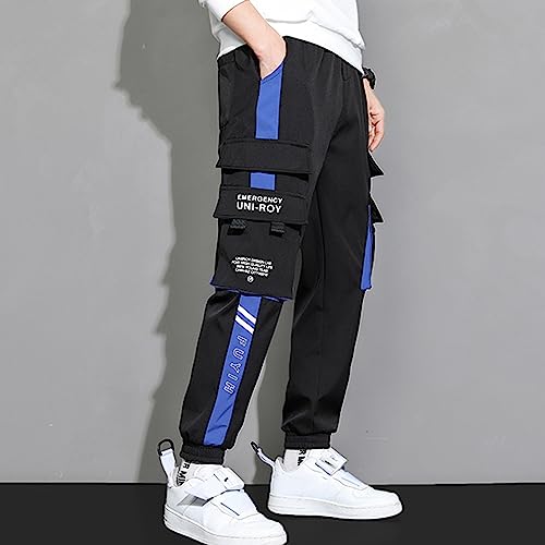 XYXIONGMAO Men's Streetwear Joggers Casual Sports Pants Baggy Casual Techwear Hip Hop Sweatpants Black Cargo Pants for Men