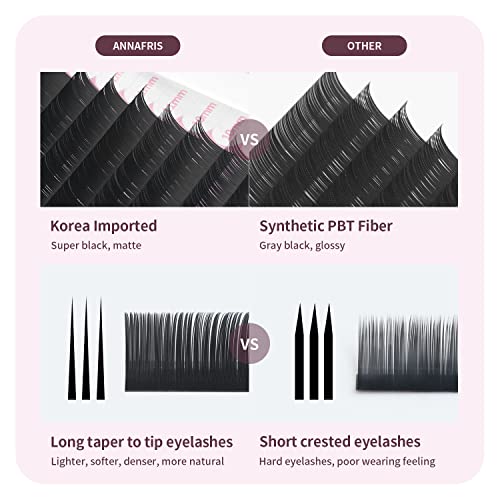 16 Rows Volume Classic Eyelash Extension 0.10 D Curl 8-15mm Mix Matte Black Individual False Eye Lashes Extension Salon Use Natural Soft Fake Eyelashes Supplies (0.10 D, 8-15mm Mix)