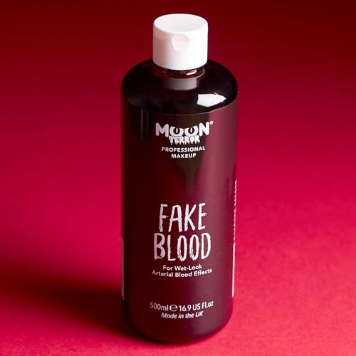 Pro FX Fake Blood - 16.90 fl oz / 500ml - SFX Make up for Halloween Vampire Zombie Theatre - Special Effects Make up Realistic Fake Blood Gel Spray Halloween Costume
