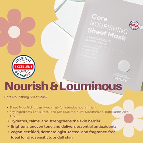 Best Collection ? Premium Vegan Korean Sheet Mask Set (12 Sheets) | Firming, Hydration & Glow | Clean Beauty, EWG & Vegan Certified