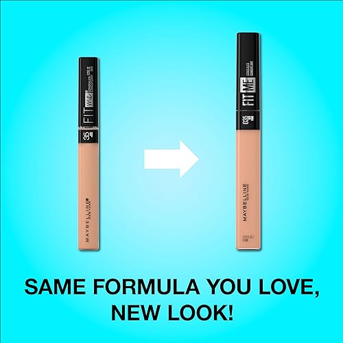 Maybelline Fit Me Matte + Poreless Face Powder & Liquid Concealer Makeup Bundle, 1 Count Each