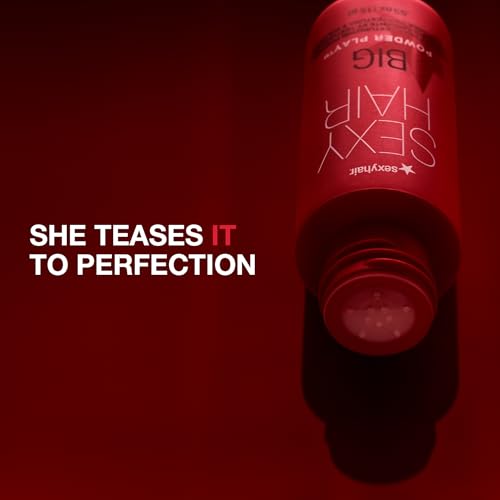 SexyHair Big Powder Play Volumizing & Texturizing Powder, 0.53 Oz | Colorless on Hair | Fragrance Free | Instant Lift