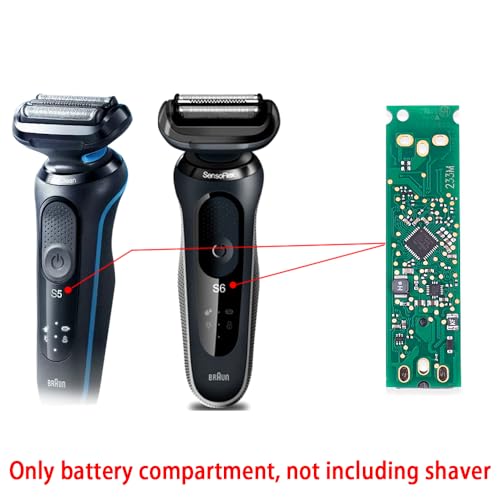 S5/S6 PCB Compatible with Braun Series 5/6 Shaver 5018s 5020s 5035s 5049s 5118s 5120s 5050cs 5150cs 6020s 6040cs 6072cc 6075cc 6090cc (S5 S6 PCB board)