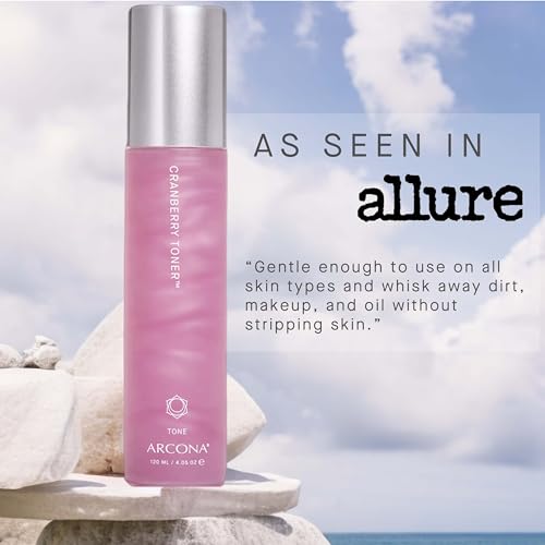 ARCONA Cranberry Toner ? Vegan Milky Toner for Face | Brightening & Hydrating Rice Toner for Face | Phyto-Nutrients & Essential Fatty Acids, 4 fl oz.