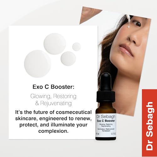 Dr Sebagh Exo C Booster (0.17fl oz) - Advanced Exosomes Serum with Next-Generation Vitamin C - Medical Grade Skincare for Anti-Ageing, Firmness & Radiance - Exosomes for Skin Renewal & Pore Refinement