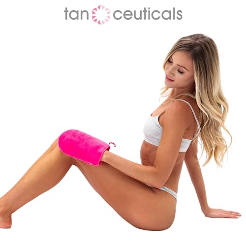 Tanceuticals Self Tanning Mitt - Essential For An Even, Streak-Free Tan - Protects Hands and Palms - For Use With Tanceuticals Award-Winning Self Tanners - Washable Applicator Mitt