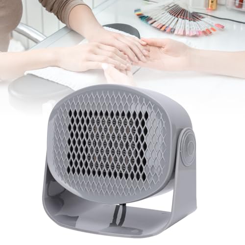Air Nail Dryer, 300W 600W 2 Adjustable Gears Rotatable Hot and Cold Nail Drying Fan with Auto Sensor, Quick Dry Nail Fan Dryer for Fingernail Toenail, Regular Nail Polish Home