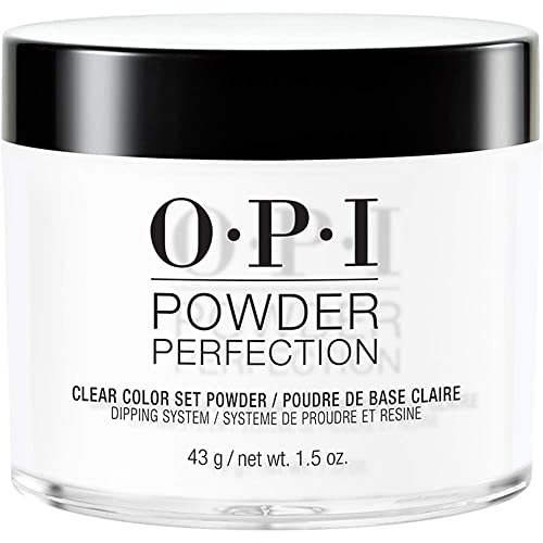 OPI Powder Perfection Clear Color Set | Color Setting Nail Dipping Powder | Protecs Color During Counturing & Wear | Acrylic Alternative