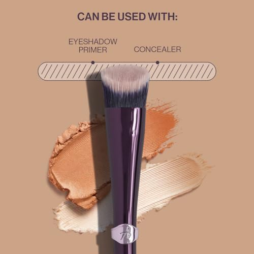 Anisa Beauty Eye Primer Brush ? Soft, Synthetic Fibers for Even Application of Eye Primer and Base Products ? Ideal for Seamless Eyeshadow Prep