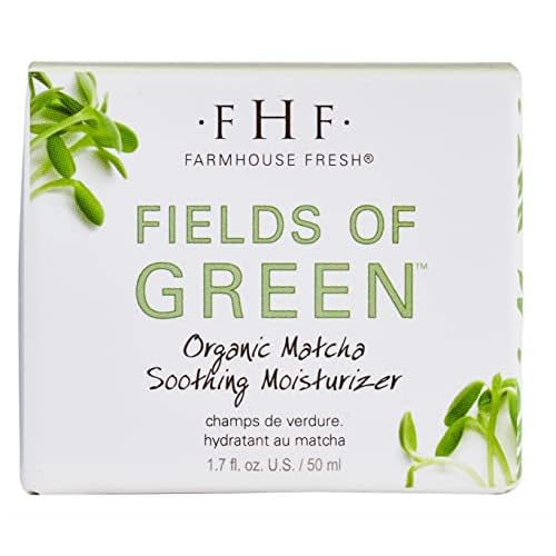 FarmHouse Fresh Moisturizer, Daily Face Cream. Deep Hydration, Fields of Green Organic Matcha Ultra-Soothing Moisturizer