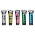 Classic Fine Glitter Gel by Moon Glitter - 0.40fl oz - Set of 5 - Glitter Face Paint