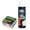 Modern Mammals Men's Shampoo Alternative I Sulfate Free CoWash I Enhances Natural Hair Volume I Lather Free, Cleansing, Hydrating, Replaces Conditioner, 2 in 1, I Barber Recommended I Bar + 8oz Bottle