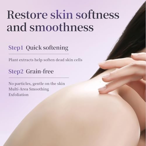 Face Exfoliator, Gentle Exfoliating Gel & Gommage for Face and Body, Removes Dead Skin Cells, Deep Cleansing & Hydrating for Dry & Sensitive Skin, Non-Abrasive Formula, 2.03 Fl Oz