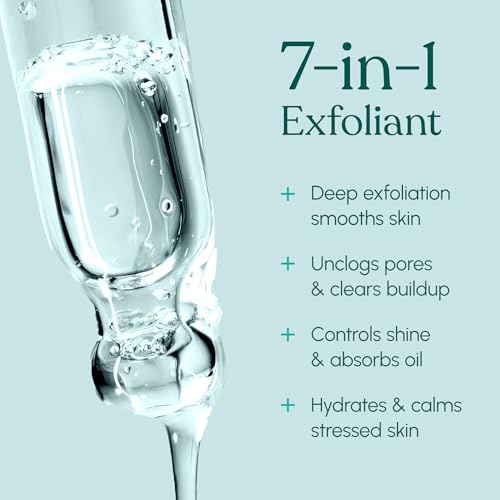30 DAY MIRACLE BHA 20% Peeling Solution - Clinical Strength BHA Liquid Exfoliant for Clogged Pores, Wrinkles & Blackhead Remover - Salicylic Acid Serum & Chemical Exfoliant for Face Peel 1oz