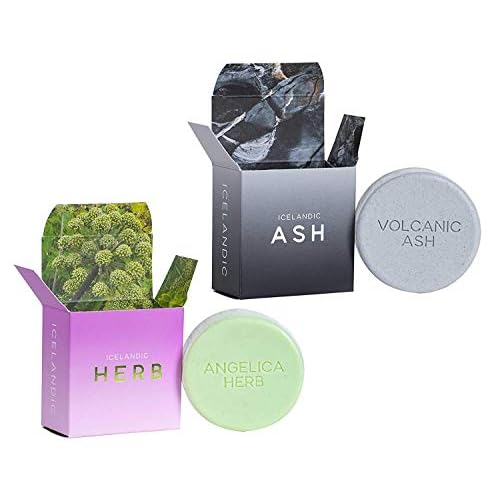 Hallo Sapa (Hello Soap) Volcanic Ash Bar Soap and Angelica Herb Soap/TWO PACK 4.3oz soap