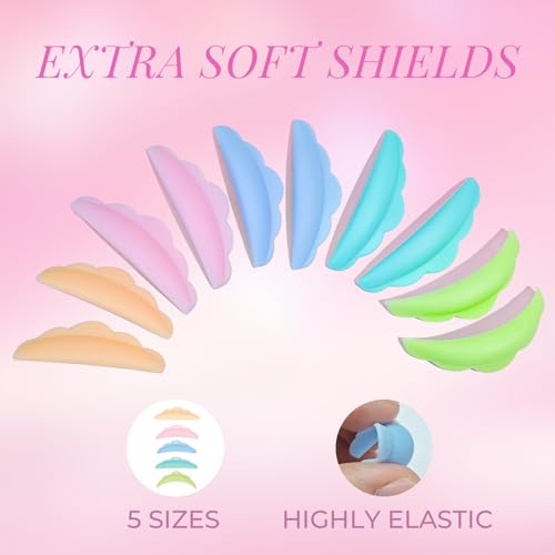 Libeauty Lash Lift Kit with Upgraded Glue Balm, Brow Lamination Kit, Professional Eyelash Curling & Perm, Suitable for Salon & Home Use