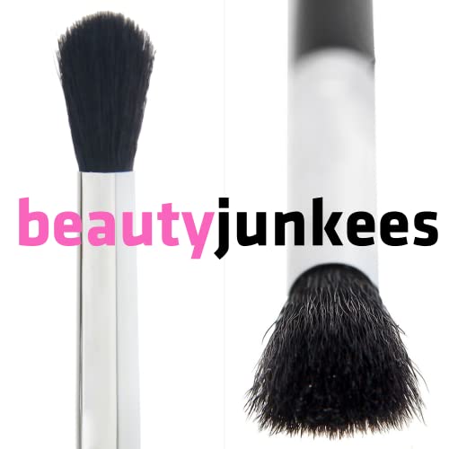 Eyeshadow Blending Brush Diffused Cut Crease Brush - Tapered Fluffy Eyeshadow Brushes Single Eye Brushes by Beauty Junkees, Brochas de Ojos Para Difuminar, Synthetic, Cruelty Free