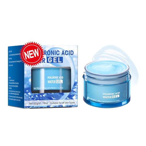 Hydro Boost Hyaluronic Acid Moisturizing Water Gel, Face Moisturizer For Oil Skin, Hyaluronic Acid Formula Combined With Water,Lightweight and Long-lasting Hydration-1.76Oz (Water Gel)