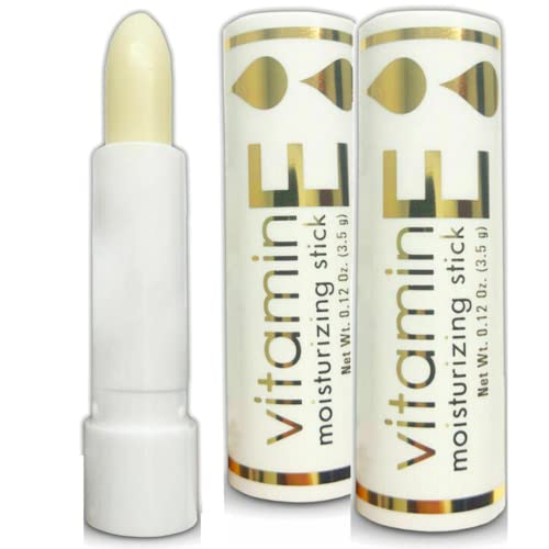 Pure Pride Vitamin E Oil Lip Stiks - 2 Pack Vitamin E Hydrating Moisturizing Lip Balm
