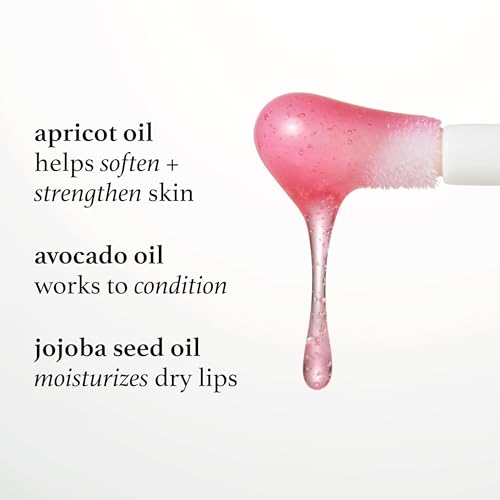Julep So Plush Glossy Lip Oil ? Hydrating Lip Tint with Apricot, Avocado & Jojoba Oils ? Non-Sticky Shine, Moisturizing Lip Gloss for Soft, Nourished Lips ? Vegan & Cruelty-Free (01 Hot Pink)