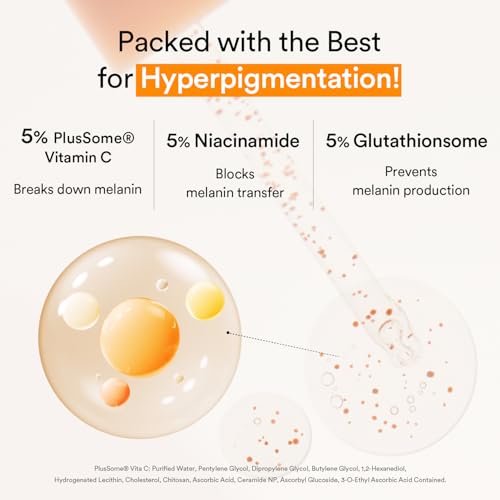 Abib Glutathiosome Dark Spot Serum Vita drop 1.69 fl.oz. | Korean Skincare, Dark Spot, Hyperpigmentation Treatment | Serum for Sensitive, Uneven Skin