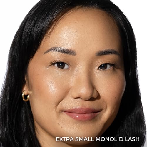 Best False Lashes for Monolids Starter Kit - Natural Strip Lashes, Smaller Sizes, Eyelid Lifting for Heavy Eyelids - 3 Pairs of Lashes, Lash Applicator, and Lash Adhesive - Hannah Cho Beauty