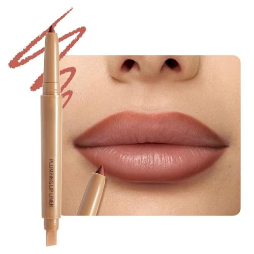Matte Lip Liner ? Dual-Ended Retractable Pencil with Silicone Smudger, Waterproof Long Wear Crayon for Flawless Contour & Plump Lips, Vegan Cruelty-Free Beauty for Everyday Elegance (05#, 1PCS)