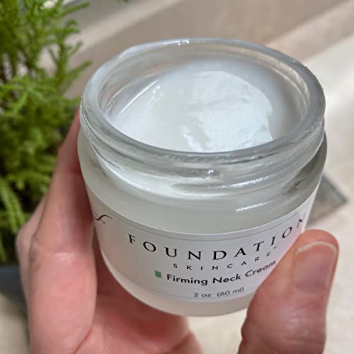 Foundation Skincare Firming Neck Cream - Firms, Strengthens, & Hydrates Crepey Skin for a More Youthful-Looking Neck & D?colletage - with Peptides & Natural Moisturizing Agents - 2 Oz