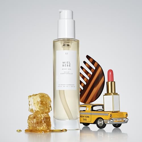 Le Monde Gourmand Miel B?b? Perfumed Body Oil - 4 fl oz (118 ml) - Floral, Sandalwood, Praline Notes