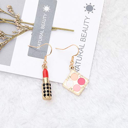 WSNANG Lipstick 3D Earrings Estheticians Gift Makeup Artist Jewelry Gift for Women