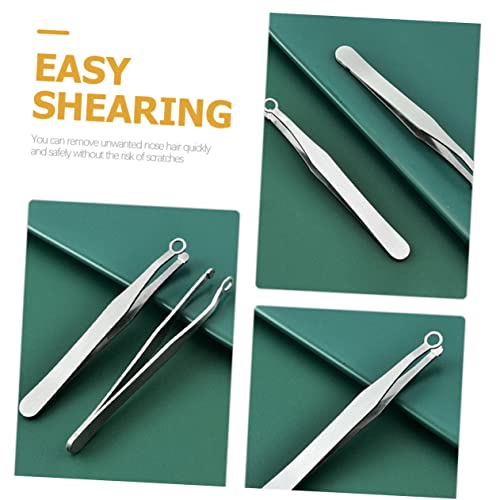 MERRYHAPY Male Nose Hair Trimmer Clip Multi-Purpose Grooming Tool Lightweight Stainless Steel Nose Hair Remover for Safe Pain-Free Removal