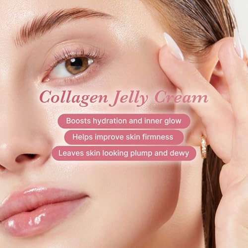 medicube Pink Glass Glow Skin Trio: Salmon DNA PDRN pink collagen jelly gel mask (4ea) and PDRN Peptide Serum, glow serum and Collagen Jelly Cream 50ml