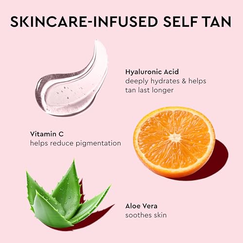 Tanologist Dark Self Tan Mousse, Tinted Self-Tanning Mousse, Streak-Free, Natural Glow, No Fake Tan Smell Or Orange Tone, Long Lasting, Clean Ingredients, Vegan, 6.76 fl. oz/200 ml Bottle