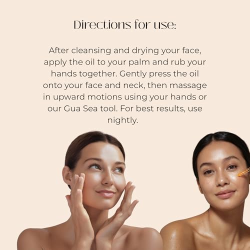 Rose & Saffron Face Oil - Hydrating and Brightening Facial Oil for Radiant, Even-Looking Skin - Lightweight Moisture and Soothing Care for Soft, Smooth Skin - with Argan, Almond, Marula & Baobab Oils