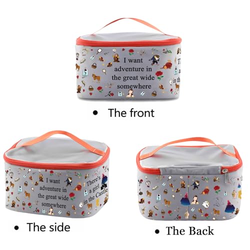 LEVLO Black Women Inspired Gifts Thick Thighs And Loc'd Vibes Makeup Bags Women Afro Diva Melanin Travel Toiletry Bags(Loc'd Vibes)